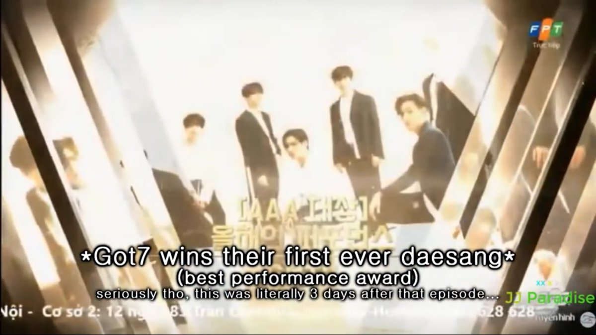 aliyah_kayekaye's tweet photo. Remember when Jackson betting on bottle flip for them to win a daesang award. And literally after 3days of the episode they actually WON. 💚💚💚

#GOT7 @GOT7Official https://t.co/ICxCjcfwAI