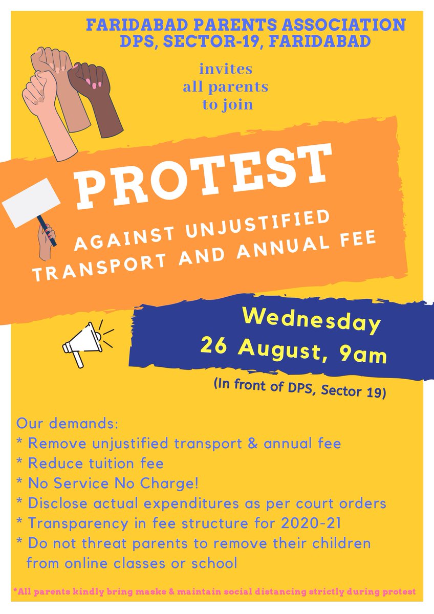 <a href="/mlkhattar/">Manohar Lal</a> <a href="/cmohry/">CMO Haryana</a> <a href="/ParentsDpsfbd/">DPSFaridabad Parents</a> <a href="/dav14faridabad/">DAVSEC14FBD_PARENTS</a> <a href="/FbdMdps/">स्कूल पीड़ित MDPS Parents Fbd</a> <a href="/ParentsGurgaon/">Gurgaon Parents Association</a> <a href="/abhivavak/">अभिवावक वेलफेयर एसोसिएशन, उत्तर प्रदेश</a> <a href="/DelhiparentsDPA/">Delhi Parents Association / दिल्ली अभिभावक संघ</a> <a href="/PMOIndia/">PMO India</a> <a href="/mcaviv/">Vivek Singh</a> <a href="/PritiNath9/">Priti Nath</a> <a href="/aipa_i/">iAIPA</a> @GNGPA_Official <a href="/GzbParents/">ParentsAssociationJaipuriaGZB</a> <a href="/IndiaAspa/">ASPA_INDIA(All School Parents Association)</a> <a href="/ParentsAmity/">parents association amity vasundhra sector 1</a> <a href="/IndiaAspa/">ASPA_INDIA(All School Parents Association)</a> <a href="/NcrParents/">NCR Parents Association</a> <a href="/ParentsPilibhit/">अभिभावक संघ,पीलीभीत (अभिभावक वेलफेयर एसो. उ.प्र.)</a> <a href="/thepradeeprawat/">Pradeep Rawat🇮🇳</a> <a href="/WeSchoolParents/">Parents Association, Haryana</a> <a href="/harshhec/">Harsh Khurana</a>