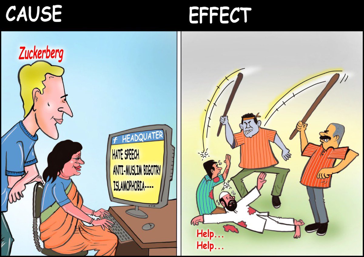 IAMCouncil's tweet photo. In India, Facebook kept allowing hate speech by the rightwing politicians on its platform, wary that censoring members of the ruling party could hurt its business prospects in the country. 

#Facebook #FireAnkhiDas #AuditFacebook https://t.co/dobTGzZPVw