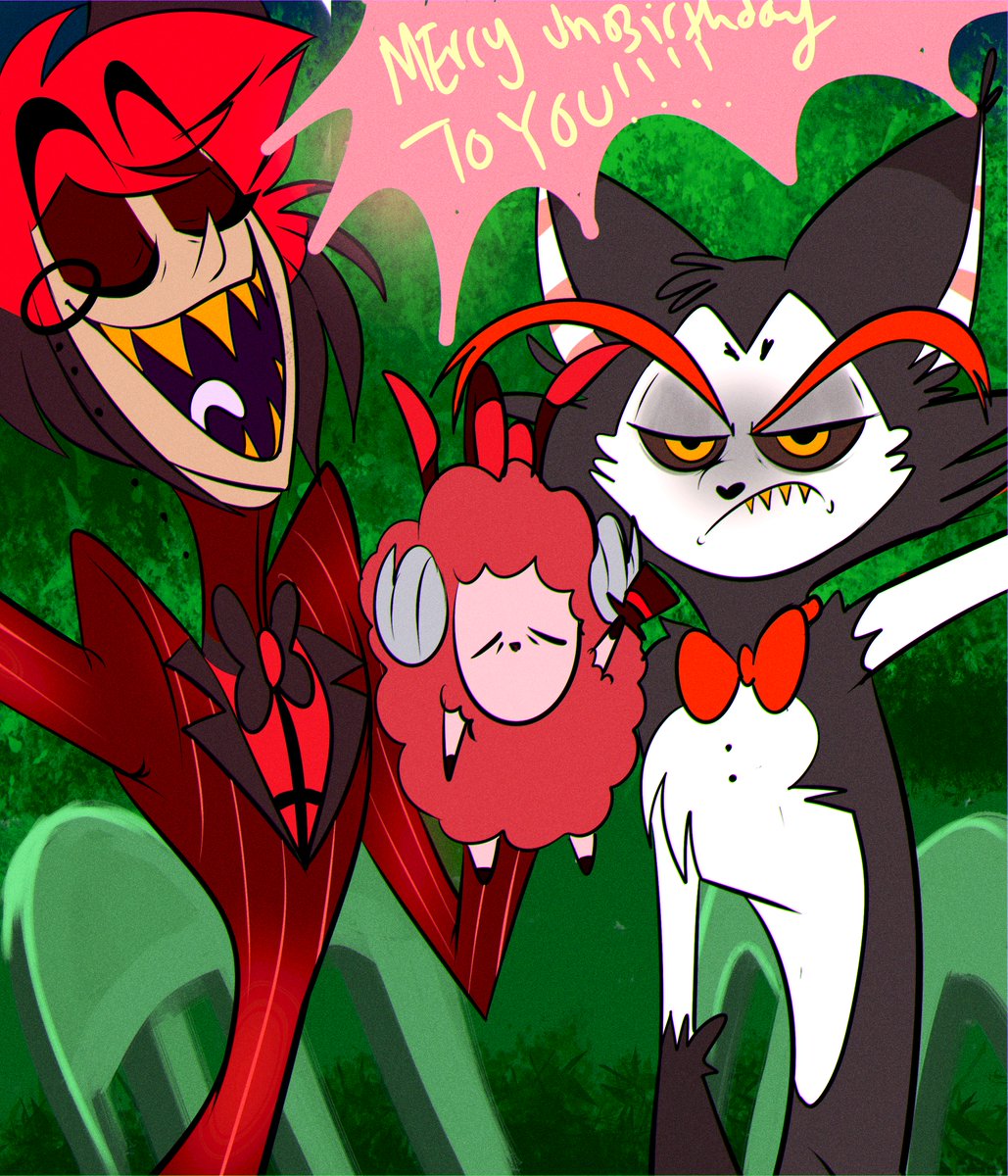 RavenouScorpian's tweet photo. more late night alice in wonder land au -3- couldnt help myself #HazbinHotelAlastor #HazbinHotelFanart #HazbinHotelOC #HazbinhotelValentino #HazbinHotelLucifer #hazbinhotelEssie #hazbinhotelHusk #hazbinhotelaU #hazbin_hotel #hazbinhotel https://t.co/eLIYAE1EBB