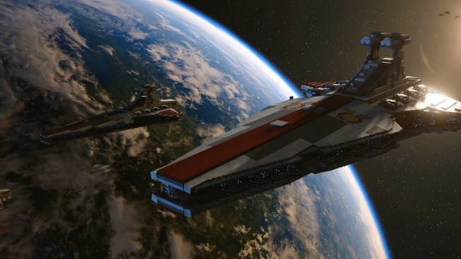 LSWGameNews's tweet photo. The galaxy is yours with LEGO® Star Wars™: The Skywalker Saga! Play through all nine saga films in a brand-new video game unlike any other. Fly across space to the saga's most memorable planets, in any order, at any time. A galaxy far, far away has never been more fun! https://t.co/iRLqMmG6gx