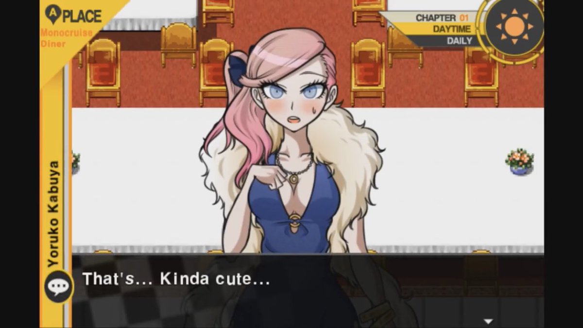 (she’s talking abt kokoro being sleepy) IS SHE CANONICALLY A SAPPHIC CAUSE..... SHES RLLY GAY