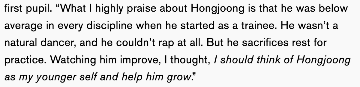 -find a better mentor, or to test HJ's potential resilience in an industry Eden had learned himself was extremely harsh. I highly suggest reading through the entire MTV interview, ( http://www.mtv.com/news/3157546/eden-interview-k-pop-producer-ateez/)and forming your own judgements, but I'll leave these quotes here: