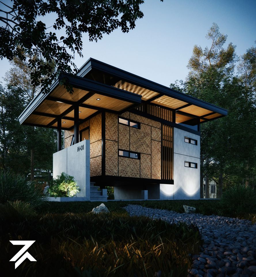 Zamora Architects Facebook : MODERN BAHAY KUBO architect proposed tiny