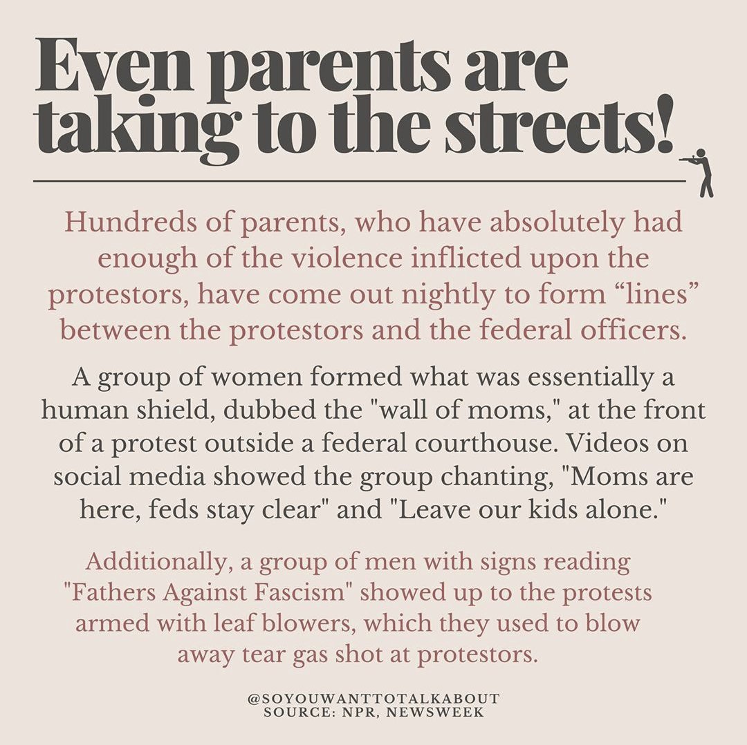 Many of us were also inspired by the now-iconic video of Chris David ( @Tazerface16), getting beaten by federal agents for trying to remind them of the oath they swore.  @sywtta #soyouwanttotalkaboutmondays