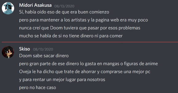 spiderjaam2's tweet photo. Hola @NoireDoom un contacto me paso estas capturas, parece que en el doomposting estan llevando esto muy lejos, además de esta supuesta conversación de Skiso con alguien para sabotear Nostrafort, ten cuidado por favor. https://t.co/lhFcFaWbo1