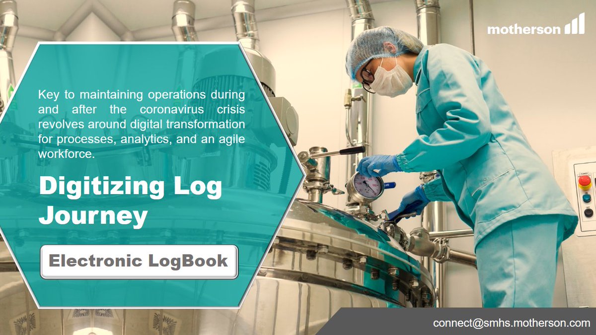 shms_healthIT's tweet photo. SMHS electronic Log Book a simple, cost-effective and controlled platform to manage data entry process in logbooks, digitally.
https://t.co/GQtN40CNsP
#SMHS #Automation #Compliance #Analysis #LogBook #DigitalLog #PaperLessLogs #eLog #DigitalManufacturing #Corona #COVID2019 https://t.co/rfRGl0L94y