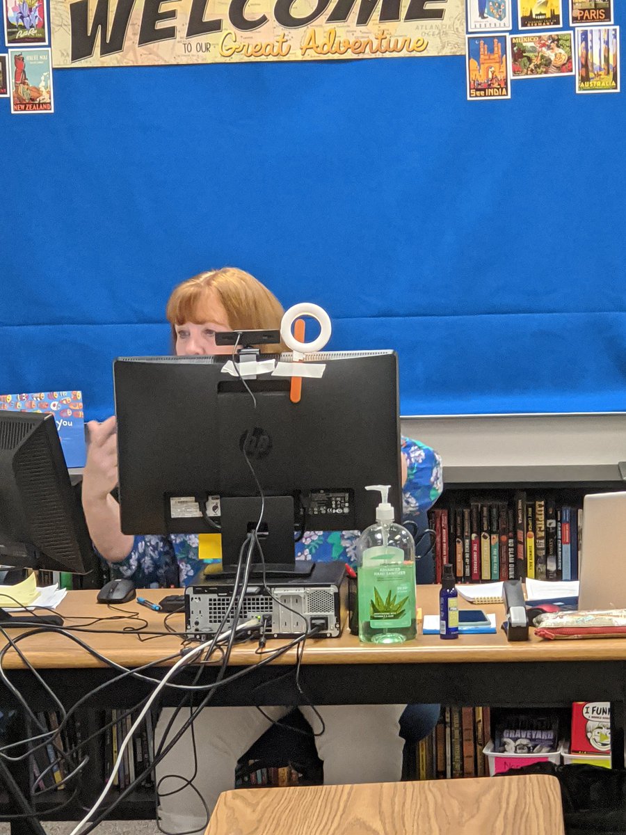 DelWebbMS's tweet photo. Teachers back in their natural habitat. Loving every minute of it! https://t.co/Wp1X0HGLnq