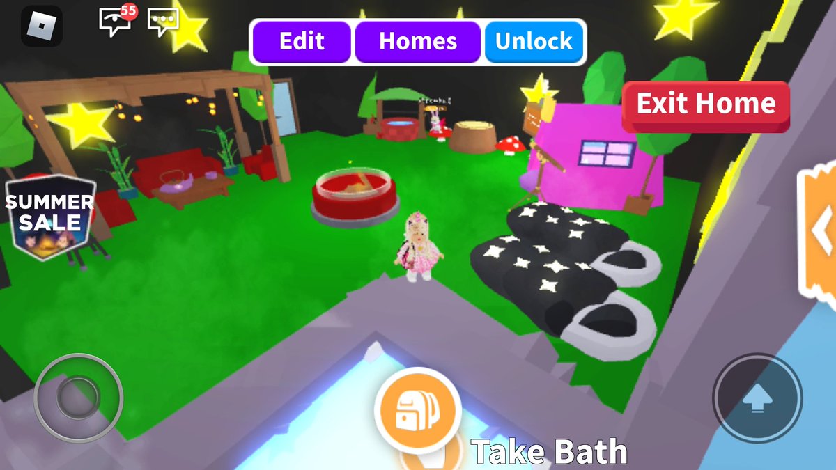 JadaElizabeth15's tweet photo. #StaycationFortBuilding #playadoptme
Had fun building this😊 https://t.co/VVLPzr4ksB
