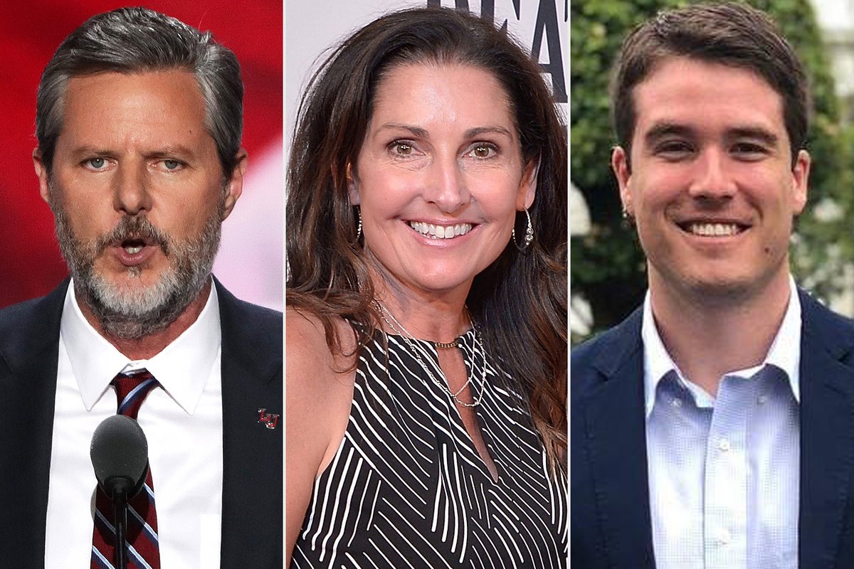 Today Jerry Falwell Jr. resigned officially as President of <a href="/LibertyU/">Liberty University</a>. His wife was having an affair with a 20 year old and Jerry occasionally enjoyed watching. 

Jerry Falwell Jr.
@ JerryFalwellJr

#SBC #SouthernBaptist #JerryFalwell #IFB #IFBpreacherclips #Cuck #Cheater