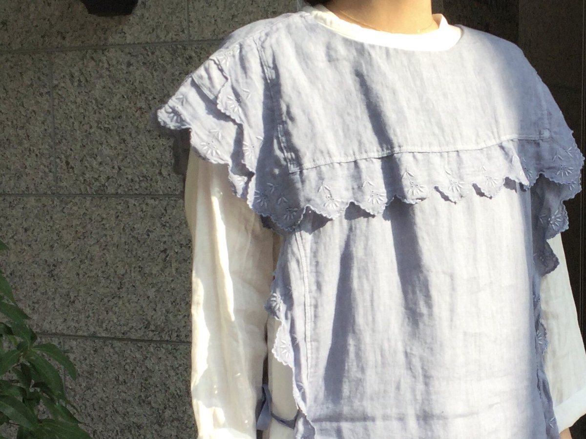 ネストローブnestrobe リネンスカラップ刺繍 新しい feeds.oddle.me
