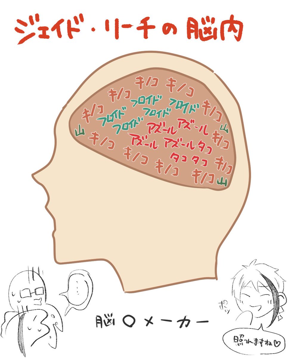 ジェの脳内がこんなんだったらどうしよう
※脳〇メーカーパロ 