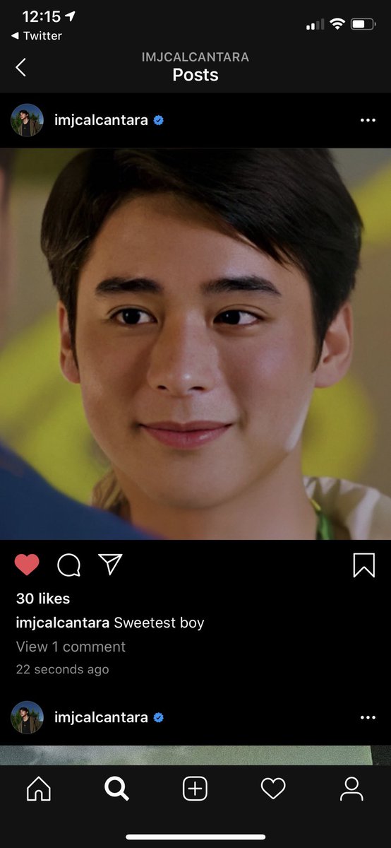 JC also posted in his IG with a caption “The Sweetest Boy” a.k.a. “Pansinin mo na yung cheeks ko Tony please oh, it is squishier” —this post was eventually deleted by our delete king