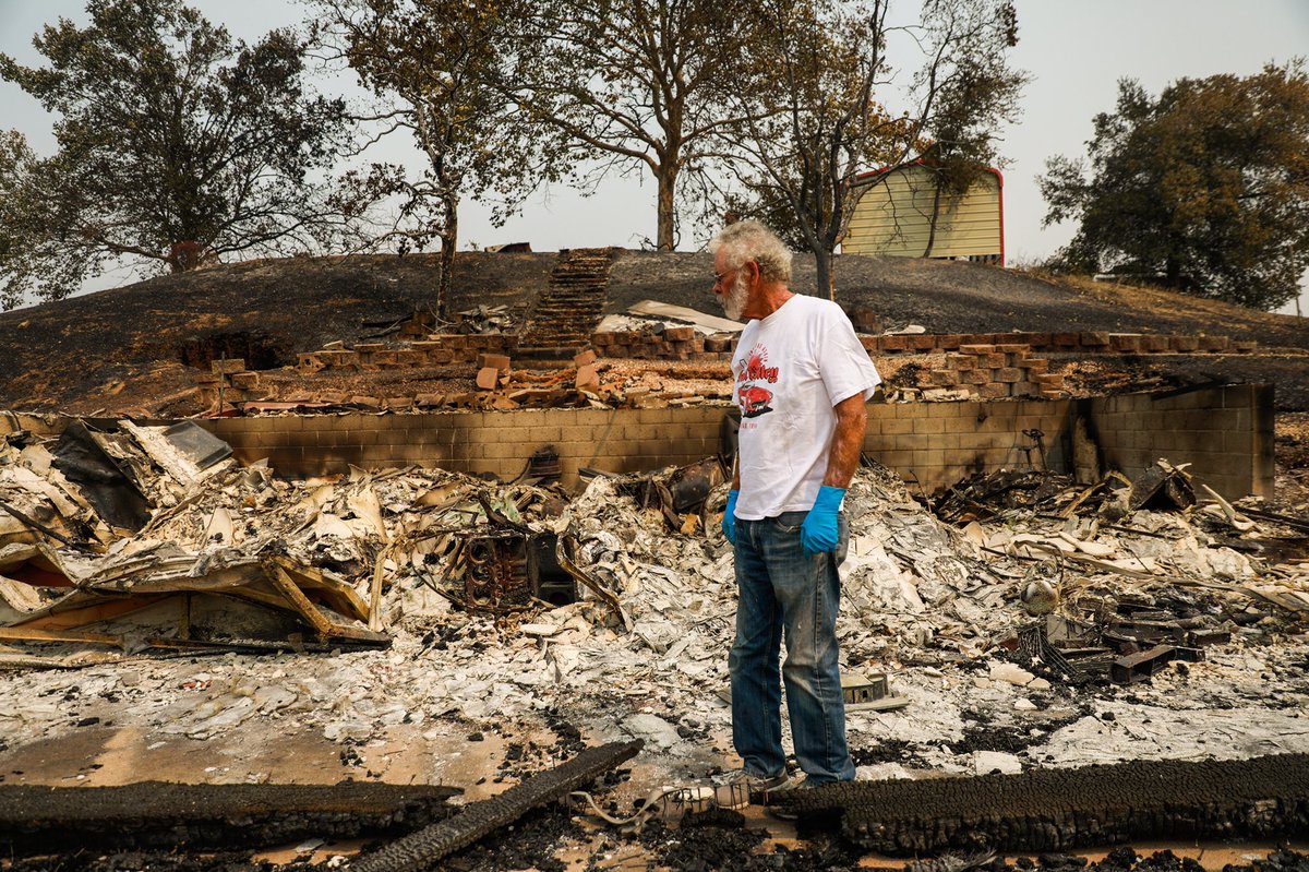 Ken and Marci Albers lived at the end of English Hills Road for 30 years, collecting cars, dolls, stamps, train sets and plastic car models.It’s all gone. @gabriellelurie captured the utter devastation in series of photos. https://www.sfchronicle.com/bayarea/article/He-collected-classic-Chevys-She-collected-Ginny-15512056.php