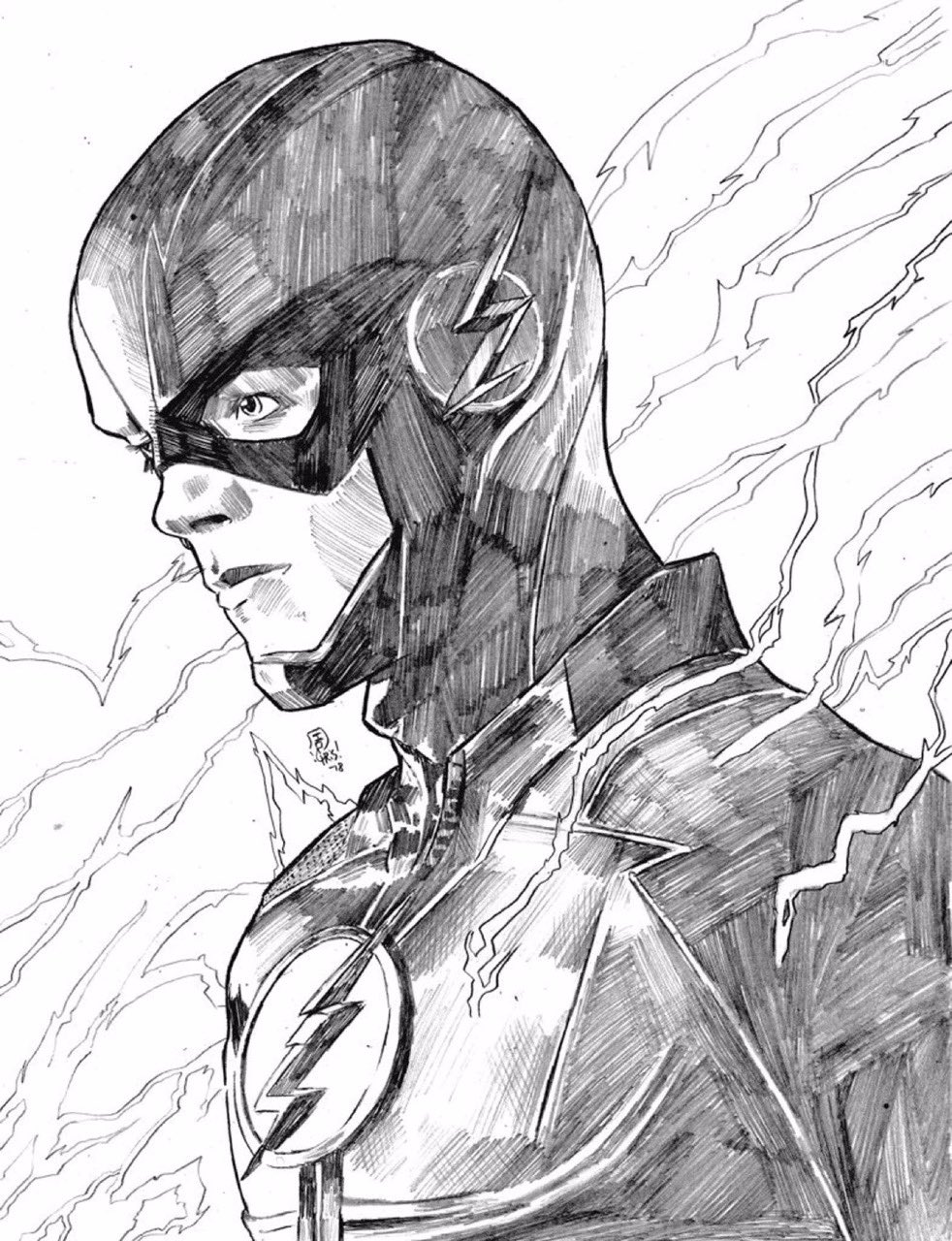 Update 147+ flash drawing in pencil best seven.edu.vn