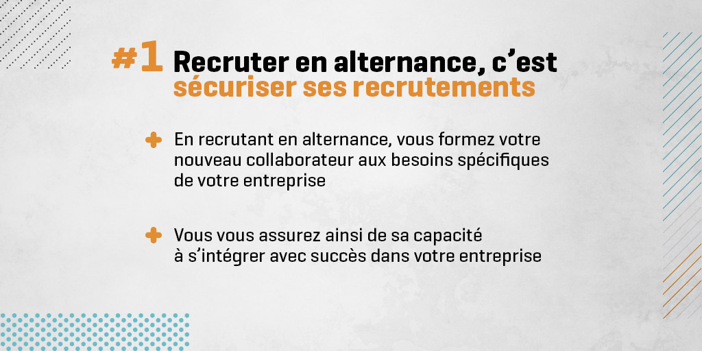 Constructys_'s tweet photo. [#Raison1 #PourquoiRecruterEnAlternance]
Entreprises de la Construction, pourquoi recruter en alternance ?
️1️⃣ Recruter en #alternance, c’est sécuriser ses recrutements
En savoir + > https://t.co/NjTCmnDhUU 
#laconstruction #Recrutement https://t.co/ooFNRmCX7L
