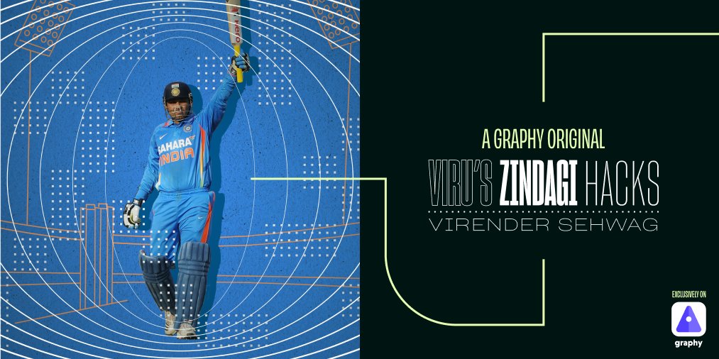 virendersehwag's tweet photo. Zindagi ke safar main bahut hardships aayin aur gayin. Magar ek cheez jo mere saath hamesha rahi, woh theey mere life hacks!
Catch me on my @graphyapp Original, 'Viru’s Life Hacks'. Chapter 1, streaming now. #getgraphy with me!
Bahut dilchasp
https://t.co/EiPSXlWqFq https://t.co/FlSczyscNq