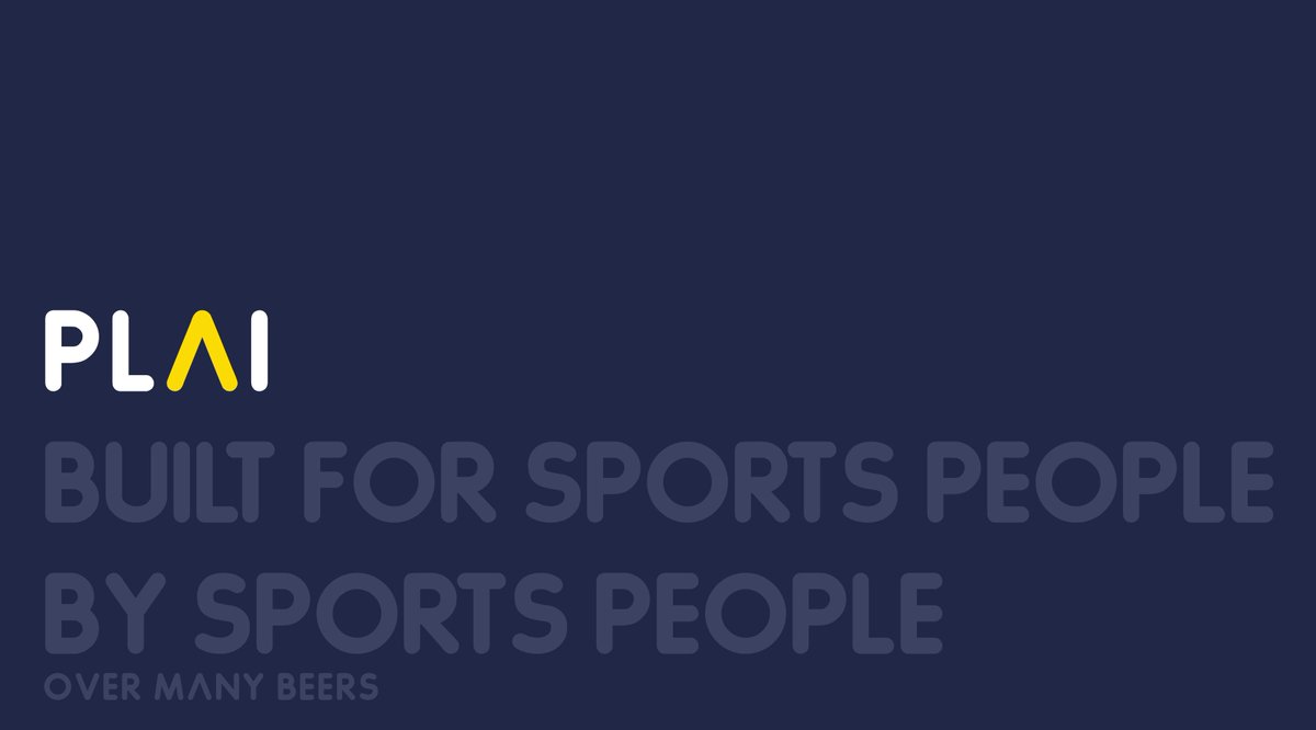 PLAISport's tweet photo. We're not founded by techies.
We are your people.
And that's how we know that we have what you need.
#PLAIsmart https://t.co/lGTKUtfwwe