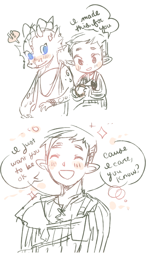 this was actually from last week's DnD session but it was very excellent :')
(Loch the dragonborn is @walkalittleline and Graam the Good Boy is @stillisee)