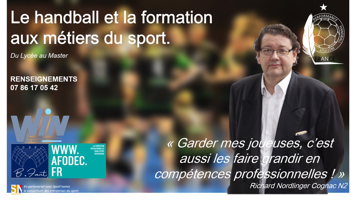 PerformanceHan1's tweet image. Un projet club, ce n’est pas simplement un projet sportif mais un projet global.
Proposez une formation et un métier, voilà une vraie plus value des clubs pour attirer et fidéliser des joueurs et joueuses sur le long terme.
Bravo Cognac !👍