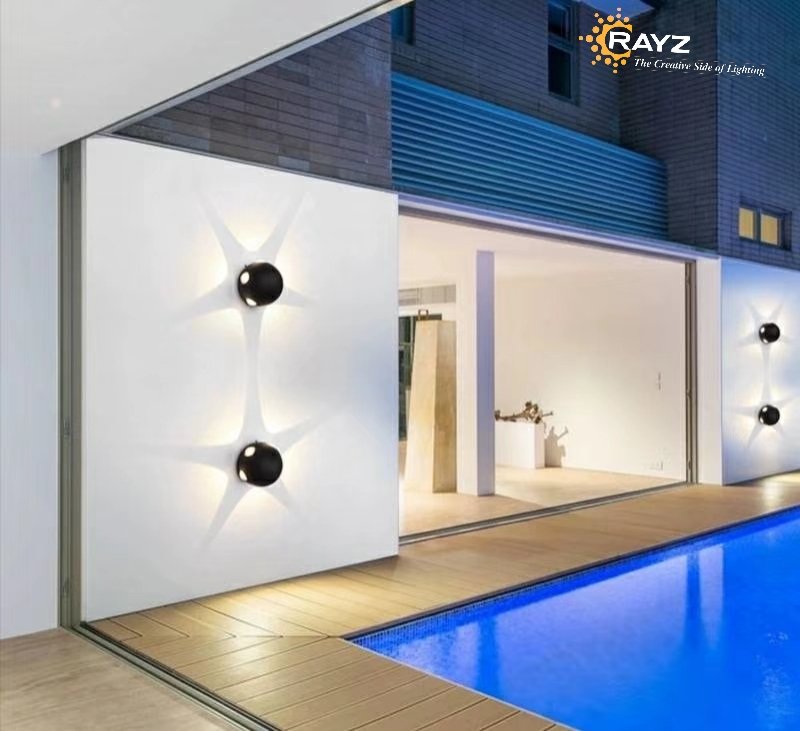 rayzlighting's tweet image. ROWL-7110
5*2w FIVE STAR OUTDOOR WALL LIGHT
Color : W/WW/NW/R/G/B
Distance From Wall : 78mm
Height : 98mm
#rayzlight#creativesideofeffect #lightingworlddiaries#fivestarlight #conceptlight#colorlight