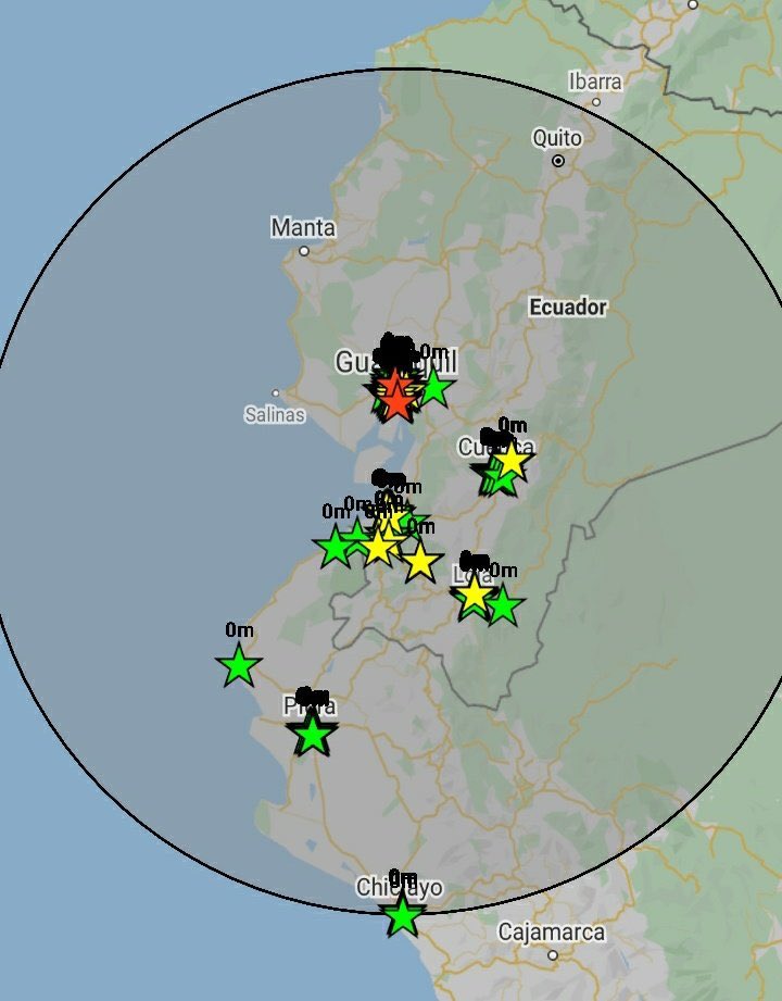 MaykelPaul's tweet photo. #Sismo |En varias ciudades de Ecuador y del norte de Perú se sintió un fuerte temblor. https://t.co/km6rfuQVku