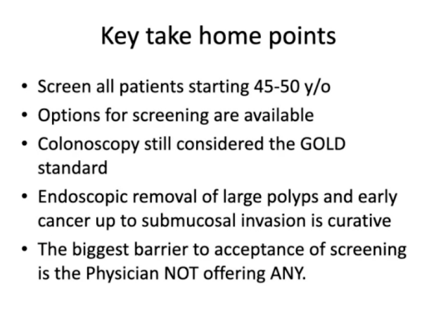 enrrikke's tweet photo. 'The biggest barrier to acceptance of colon cancer screening is the physician NOT offering any' 🔍 #GITwitter #PCPGold #PCP2020 @PhilSocGastro @psdeweb https://t.co/kdBesRIOv3