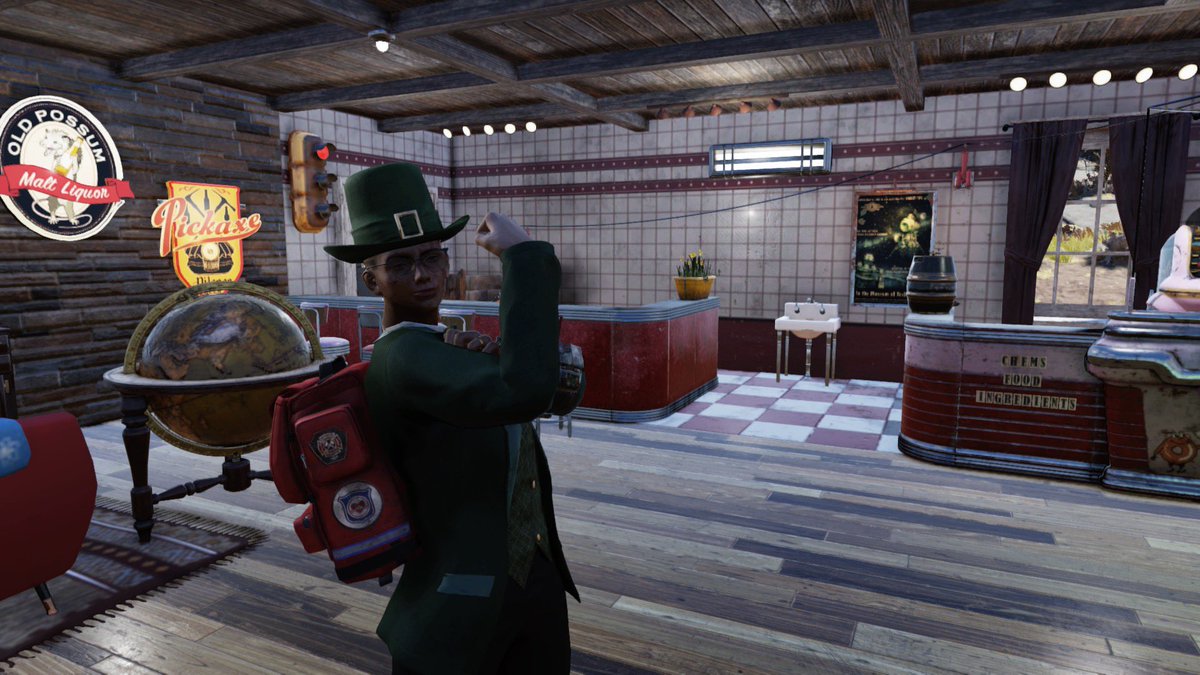 Who else thinks that this should give y’all luck? #Fallout76 #LuckOtheIrish