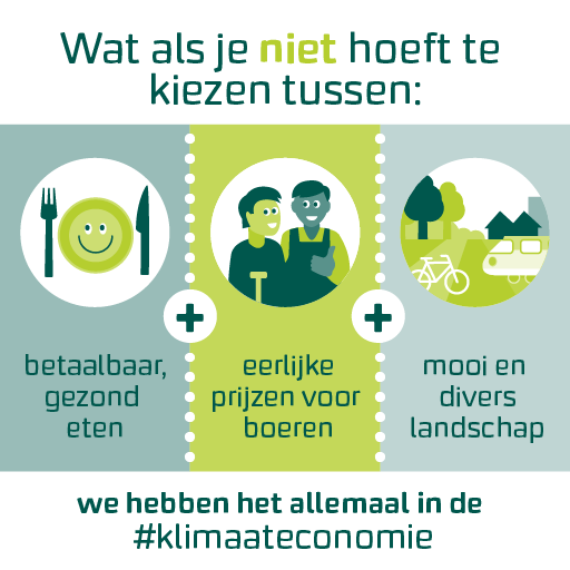 Wil jij dat:
🍽️  Gezond eten de norm wordt?
🌳 Ons landschap tot leven komt?
👩‍🌾 Boeren eerlijke prijs krijgen?
Goed nieuws: ons plan voor een #Landbouwtransitiefonds regelt dat! Mensen met lage &amp; middeninkomens betalen niks extra.
➡️ Hoe dan? Lees: milieudefensie.nl/actueel/landbo…