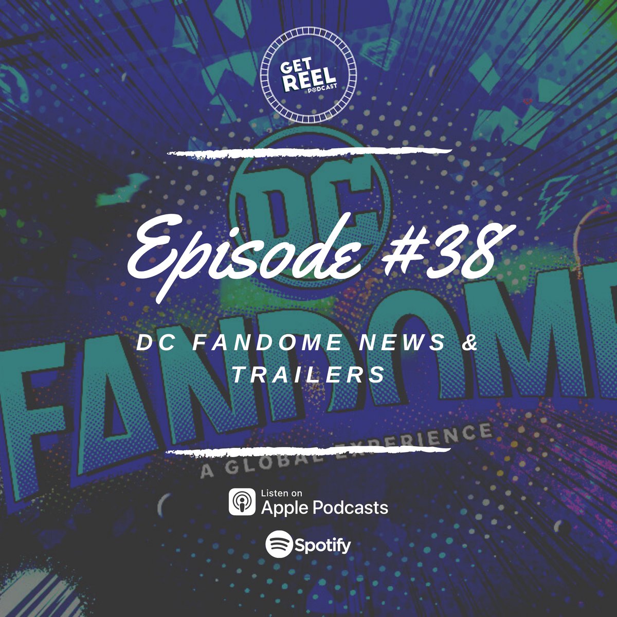 GetReelPod's tweet photo. We’ll go right ahead and say it, what a crazy showcase from #DC with their #FanDome event this weekend! Join us this week on the hype train for everything we got from #TheBatman, #WW84, #TheSnyderCut, #TheSuicideSquad and much more! 🎧 Listen here: https://t.co/xmR57JUDXw https://t.co/2bv8DVnvmf