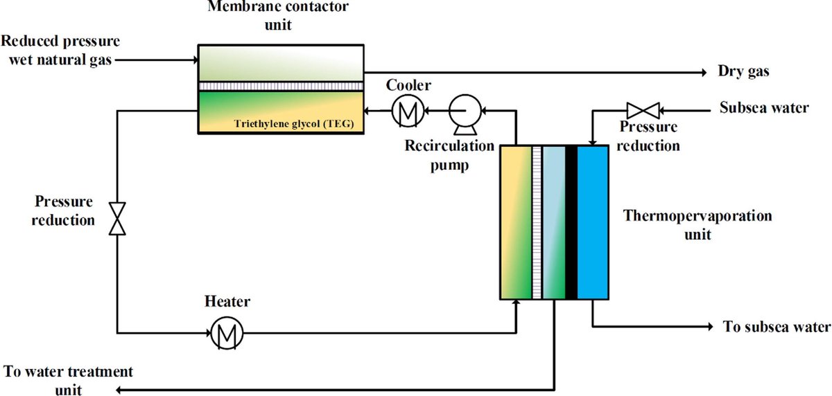 Our latest work on Subsea natural gas dehydration in a membrane contactor with turbulence promoter: An experimental and modeling study published in <a href="/Chem_Eng_J/">Chemical Engineering Journal</a> @CiccoDr sciencedirect.com/science/articl…