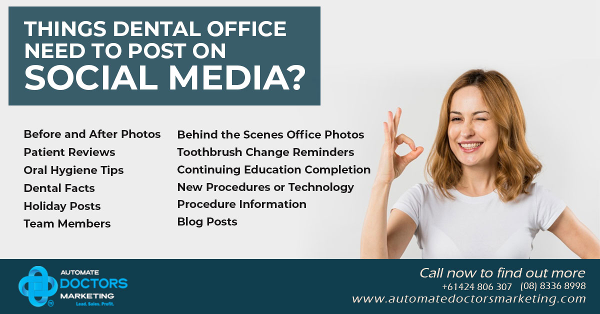 AutomateDoctors's tweet image. Its time to focus on #SocialMediaMarketing.

Most #dentists aren’t active because they don’t know #whattopost, what platforms to use, or how to use them. 

To help you stay ahead of the curve contact us toady &amp;amp; get free quote how to attract new patients starting today.