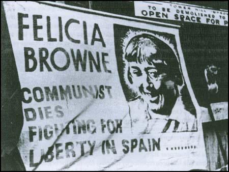 EnglishRadical's tweet image. “I can fight as well as any man.”

Felicia Mary Browne, English artist and communist, was killed in action near Tardienta, Spain #OnThisDay 1936 while attempting to dynamite a Nationalist munitions train. Browne was the first British volunteer to die in the Spanish Civil War.
