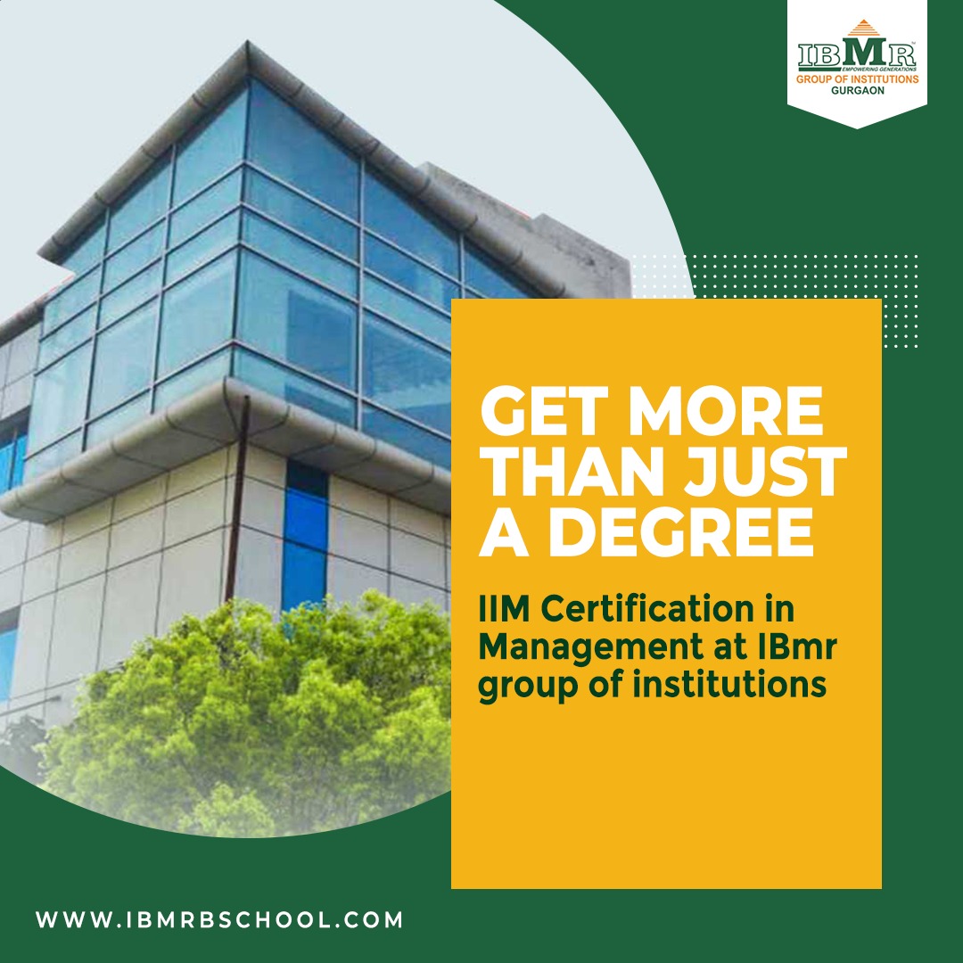 Fly high in your career with an IIM certification at #IBMR Group of Institutions.  An IIM Certification helps you explore a lot of opportunities in your #Management Career.  Add a medal to your collar now!
Enroll Now: ibmrbschool.com