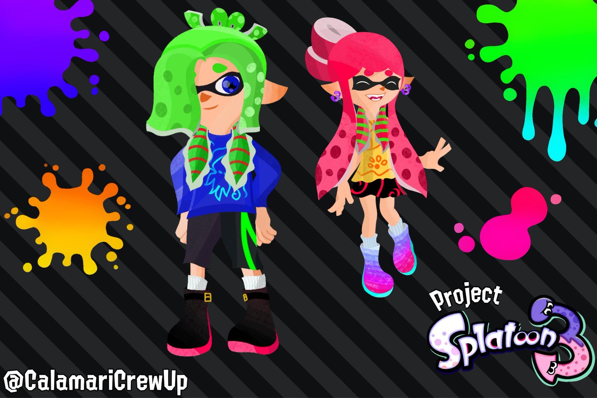 CalamariCrewUp's tweet photo. ✨ Project Splatoon 3 - Introducing the Cuttlelings!

#Splatoon #Splatoon3 #スプラトゥーン #スプラトゥーン3 #PrjctS3 #Cuttlelings #CuttlelingGirl #CuttlelingBoy https://t.co/RxuGF3Jome