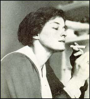 Women writers looking bored and holding a cigarette, part 89 in a series: Enid Bagnold