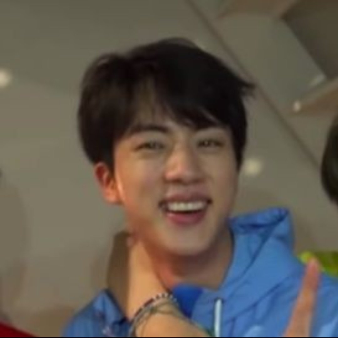 a thread of kim seokjin smiling but his smile gets bigger as you keep scrolling