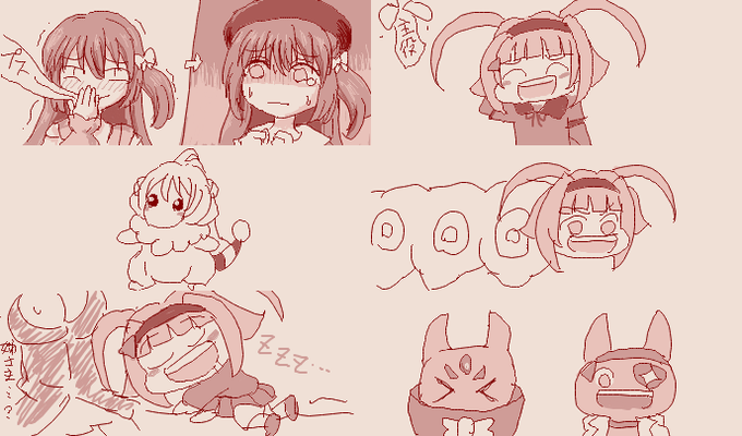 マギレコ絵です 