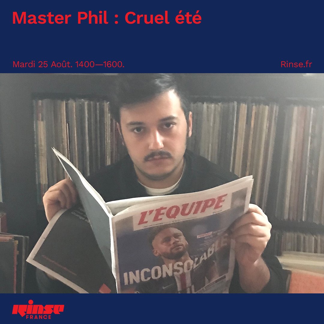 Rinse France (@rinsefrance) on Twitter photo Deuxième heure d'émission spéciale #Cruelété avec <a href="/master___phil/">Master Phil</a> !
🎶
rinse.fr/podcasts/
Ensuite vous êtes avec -<a href="/CosmicNeman/">cosmic neman</a> w/ #LesTémoinsduFutur en replay !
#verrouillé 🔒 rinse.fr/player Deuxième heure d'émission spéciale #Cruelété avec <a href="/master___phil/">Master Phil</a> !
🎶
rinse.fr/podcasts/
Ensuite vous êtes avec -<a href="/CosmicNeman/">cosmic neman</a> w/ #LesTémoinsduFutur en replay !
#verrouillé 🔒 rinse.fr/player