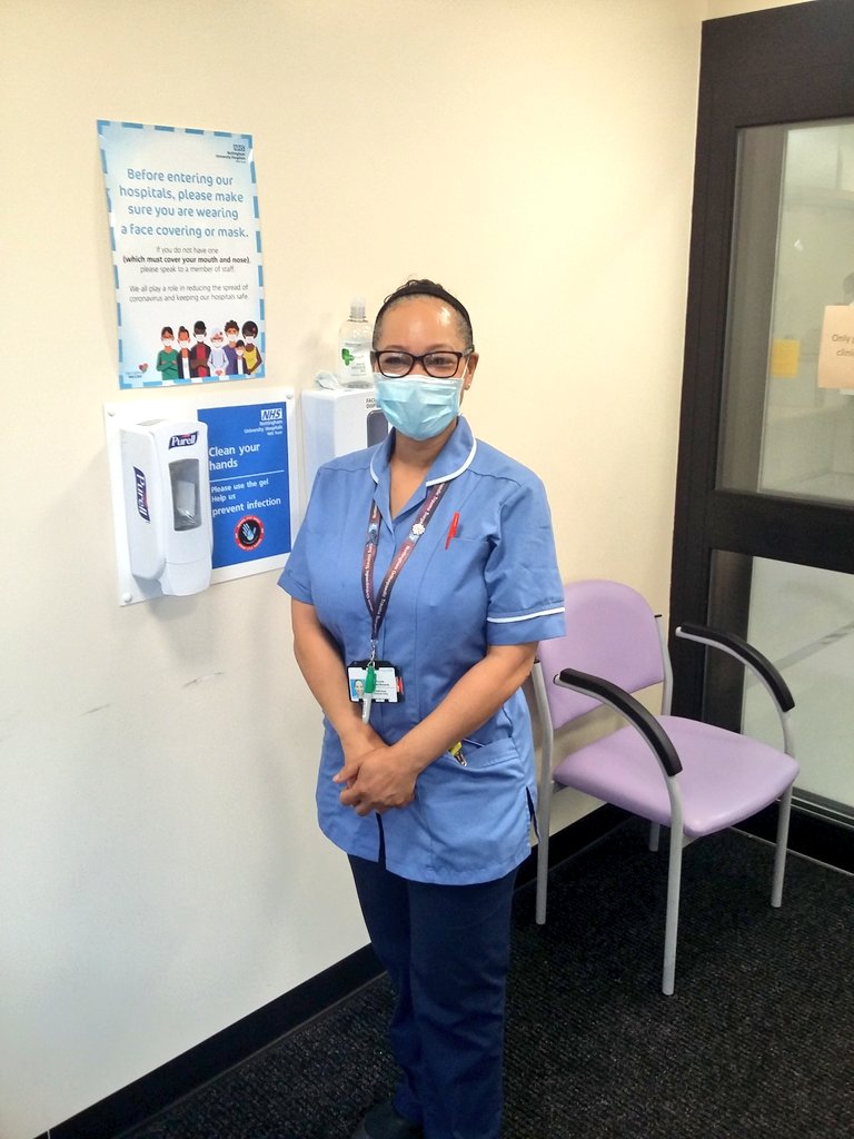 AndyCarden1's tweet photo. genuinely not enough characters on twitter 2 do justice to this lady i met &amp; watched 2day @nottmhospitals @Fracture_Clinic - Yvonne Powell-Richards, talk about helpful -attentive, gel, masks, directions, delightful - today's #SocialDistancingChampions @MoppettSarah @NUHSurgery ♡ https://t.co/KNLYkBuyex