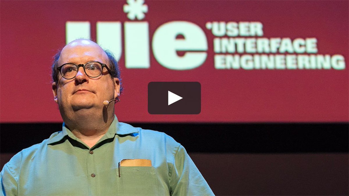 SaleemJ's tweet photo. Webstock '17: Jared Spool - Beyond The UX Tipping Point https://t.co/ytnUKXV7Nl https://t.co/PSa4QfX1Cn