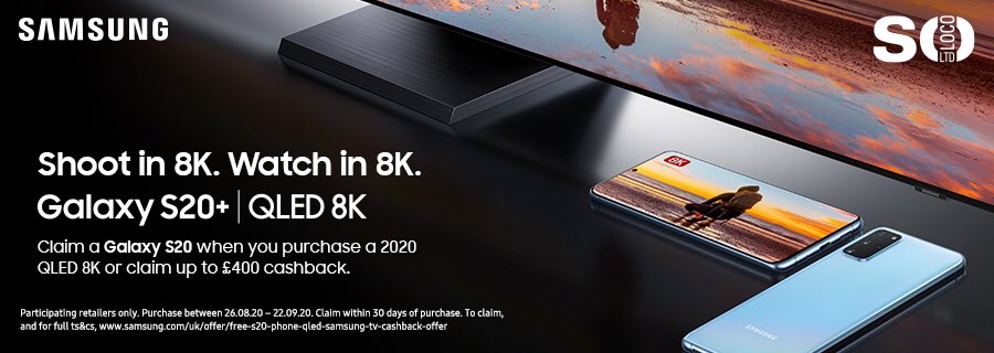 Latest great offer from Samsung, starts tomorrow #Samsung#8k TV#lasylav#Galaxy20#ESV#BigScreen#SamsungTV