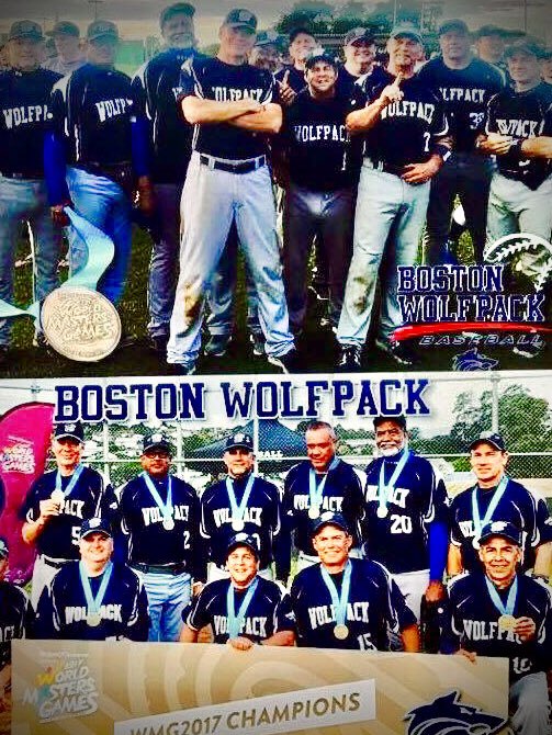 The Boys Representing USA Boston Wolfpack @ The World Master Games Auckland New Zealand 2017 Champions  45 up