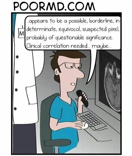 Why radiologists are irreplaceable?

#AI is bad at #hedging!

"A radiologists’ #report should be as clear as possible to help guide patient care"

"But substantial variation in how the specialty conveys its #uncertainties in these documents was found" healthimaging.com/topics/imaging…