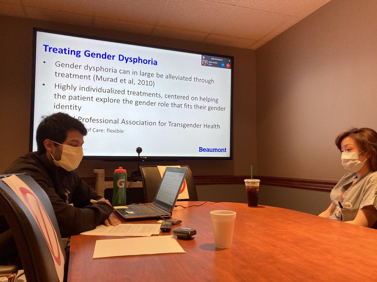 @zubin_shetty presenting at Grand Rounds on treating Transgender patients