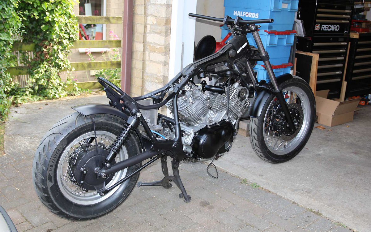 S'pose I should get on and finish this #latestbuild #bobber #veetwin