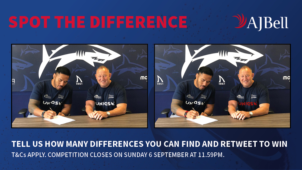 LifeatAJBell's tweet image. Fancy the chance to WIN a @SaleSharksRugby shirt and rugby ball signed by Manu Tuilagi? 🦈 🏉 

Simply TELL US how many differences there are and RT to enter!

T&amp;amp;Cs apply &amp;gt;&amp;gt;&amp;gt; bit.ly/3gtjRTk

#Competition #SharkFamily
