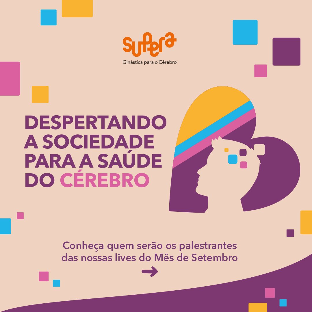 MetodoSupera's tweet image. Em homenagem ao #MêsdoAlzheimer, preparamos o evento "Despertando a Sociedade para a Saúde do Cérebro"😍⁣
Acesse o link a seguir, confira o currículo dos nossos palestrantes e confira nossa programação também: cadastro.metodosupera.com.br/evento-despert…👈⁣
#MétodoSUPERA #DesperteSociedadeSUPERA