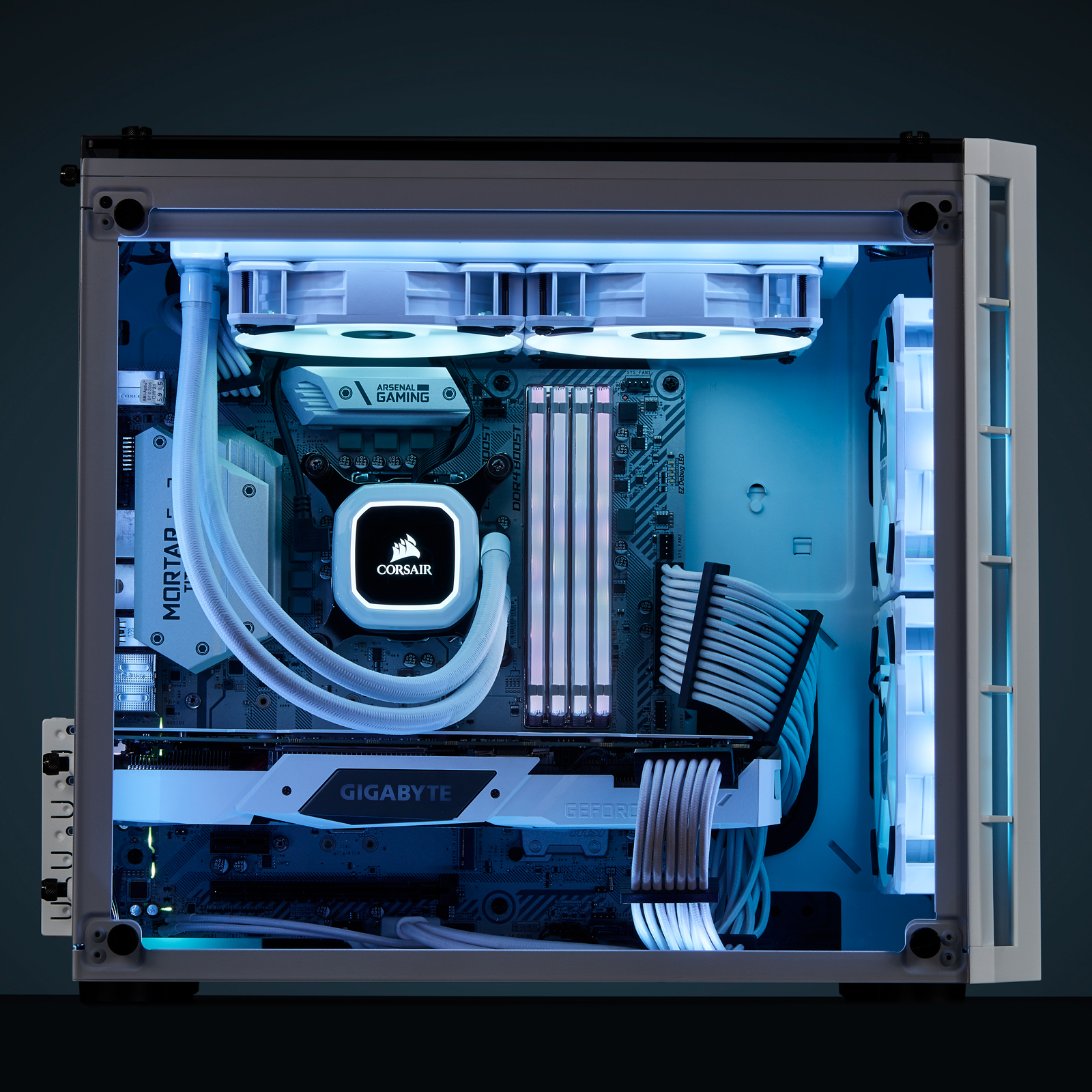 Corsair Japan 白をベースとしたpc自作をお考えの方 Corsair H100i Rgb Platinum Seなら水冷ヘッドもラジエーターも白で統一できます T Co Ttu6h7pfbu Twitter