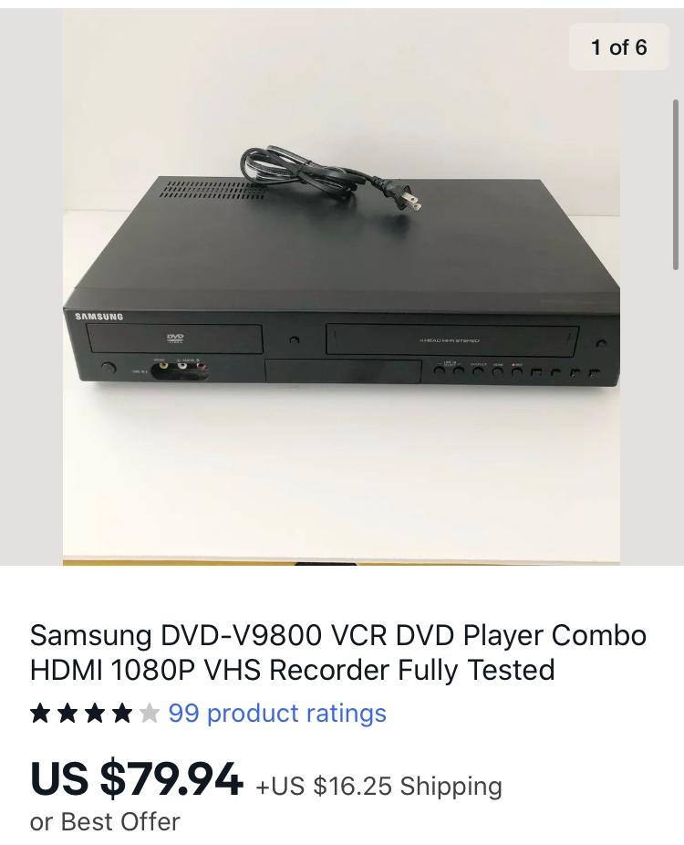 DVD/VHS PLAYERS What kind: Look for DVD/VHS combos, high end brandsWhere to find: Goodwill, any thrift store, Salvation Army, Yard or garage salesP.S. Check out  @DoctorFlip &  @FlippingFanatic for more great info